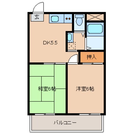 カダイ上滝野の物件間取画像